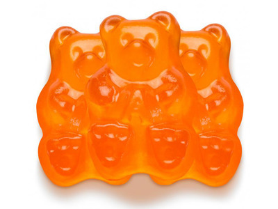 Ornery Orange Gummi Bears 4/5lb